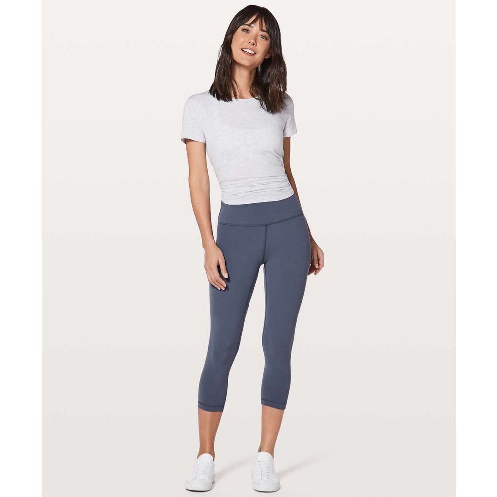 LULULEMON Women’s Blue Dazed Align Crop 21” Legging Size 10